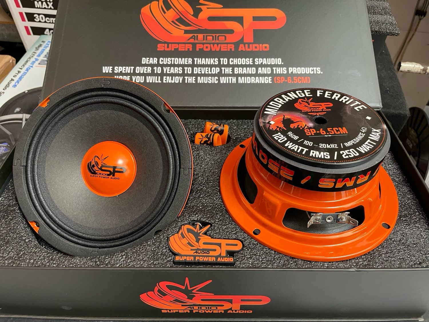 Haut-parleurs Médium Pro 16.5cm SP Audio SP-6.5CM
