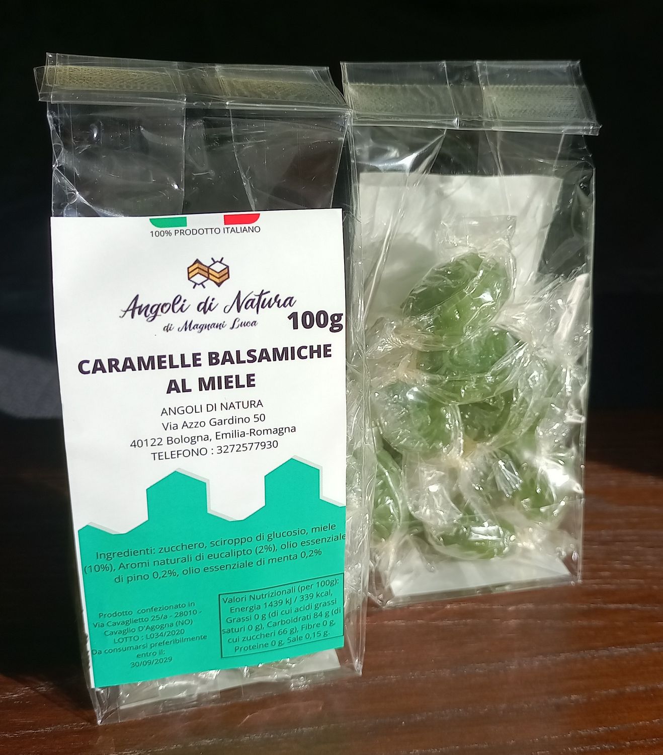 Ripiene di miele, BALSAMICHE