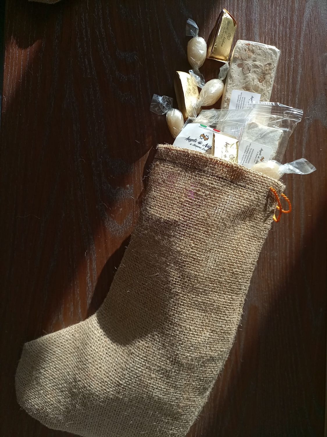 CALZA BEFANA IN JUTA