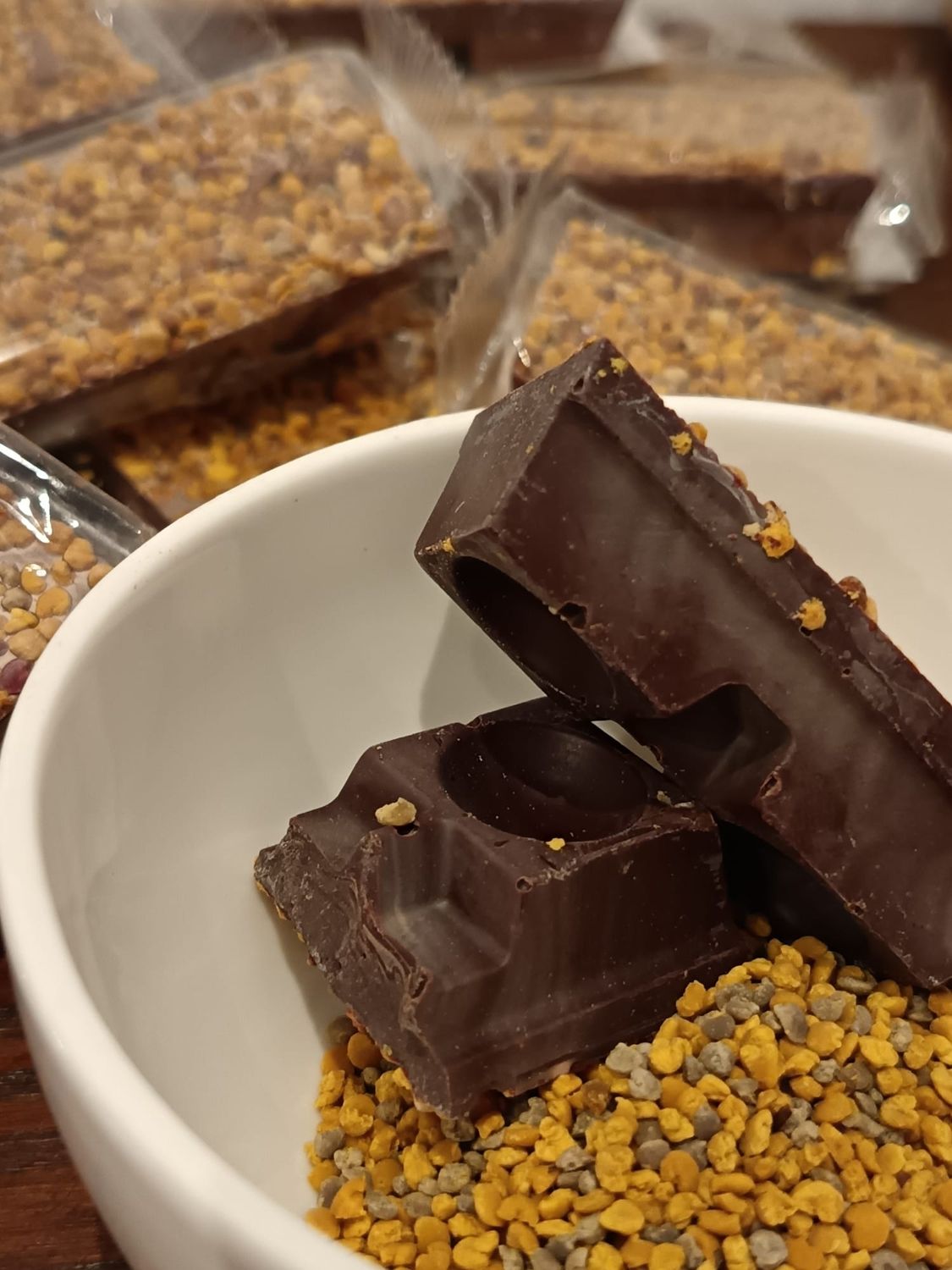 BARRETTA CIOCCOLATO E POLLINE