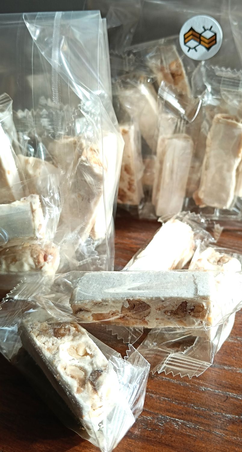 TORRONE MONODOSE MORBIDO O CROCCANTE (Confezione da 100g)