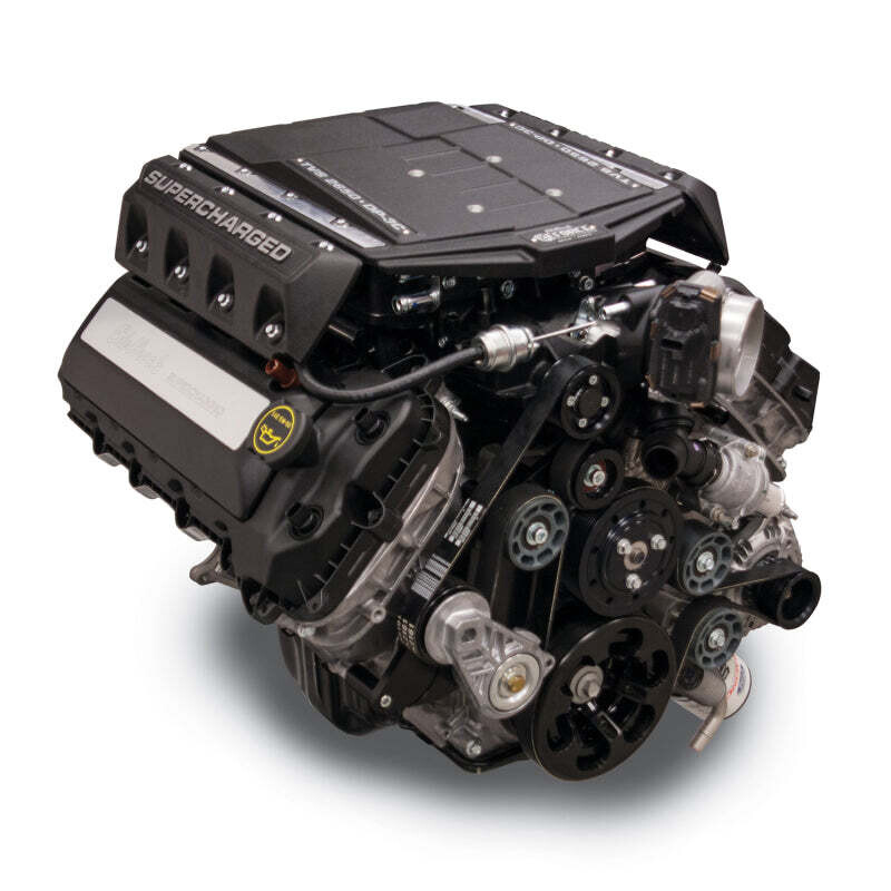 Edelbrock Crate Engine Supercharged Gen2 Coyote 5.0L w/8-Rib Belt Drive &amp; Electronics (R2650-DP3C)