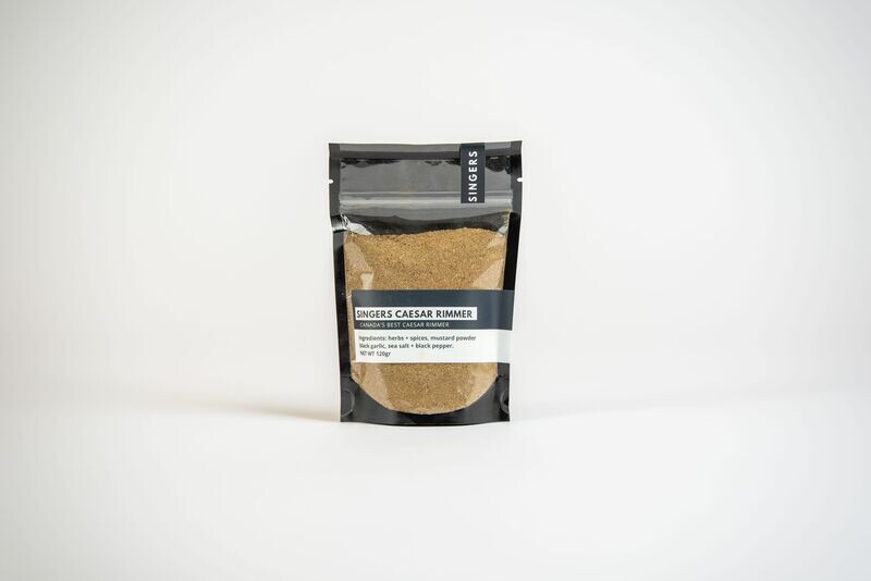 SINGERS Black Garlic Salt Rimmer - 120gr Package