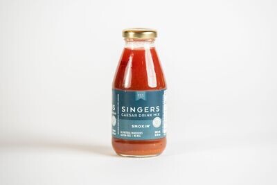 SINGERS Smokin’ Caesar Drink Mix – 300mL Bottle