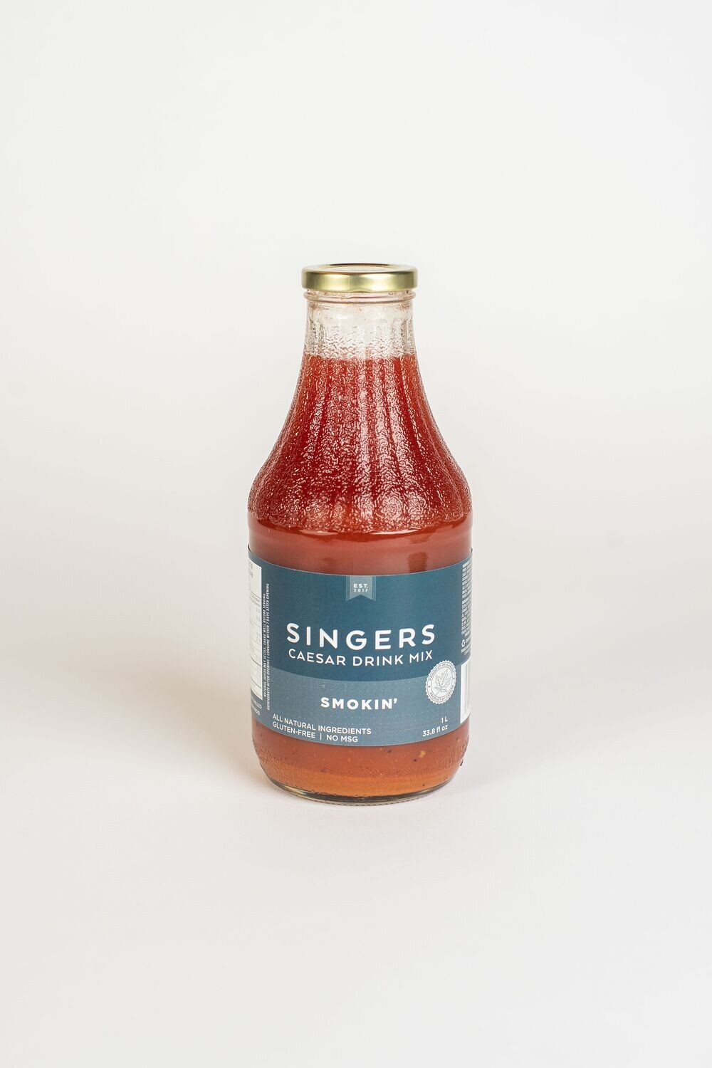 SINGERS Smokin’ Caesar Drink Mix – 1L Bottle