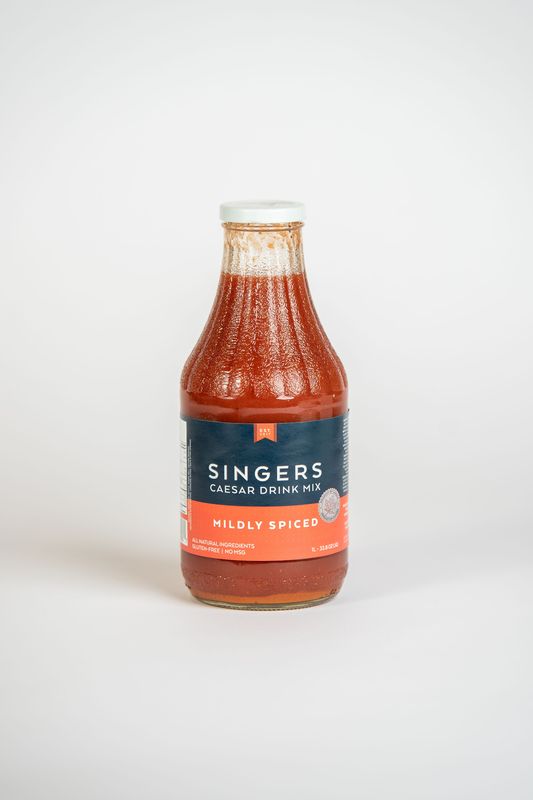 SINGERS Mildly Spiced Caesar Drink Mix – 1L Bottle
