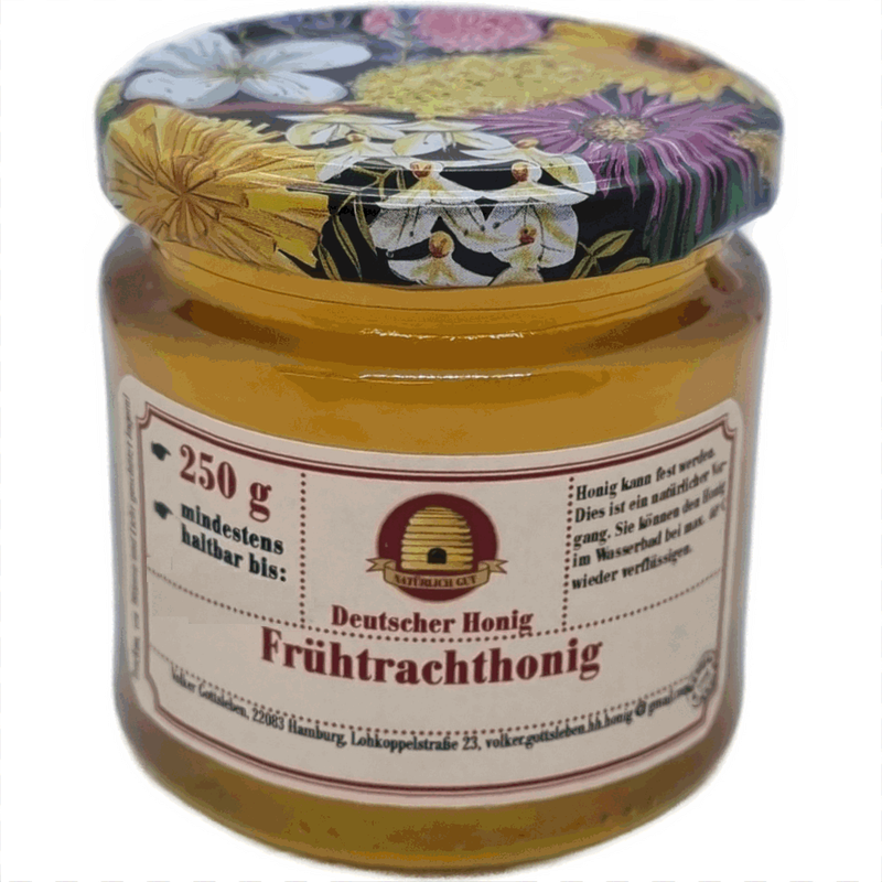 Frühtrachthonig, 250g Glas Frühtrachthonig, 250g Glas