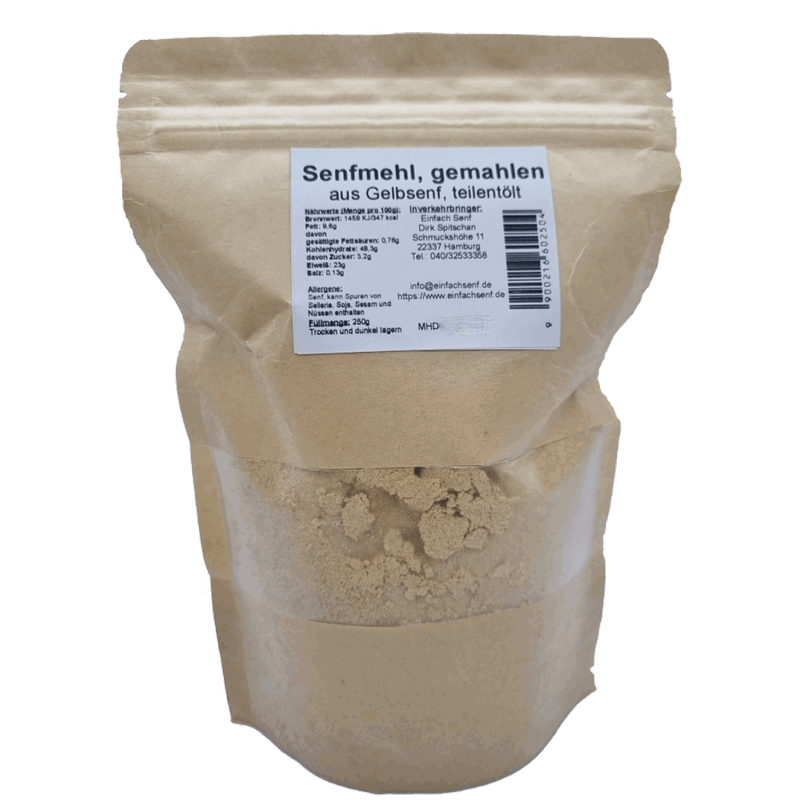Senfmehl, gelb (Senftrester) Senfmehl, gelb (Senftrester)