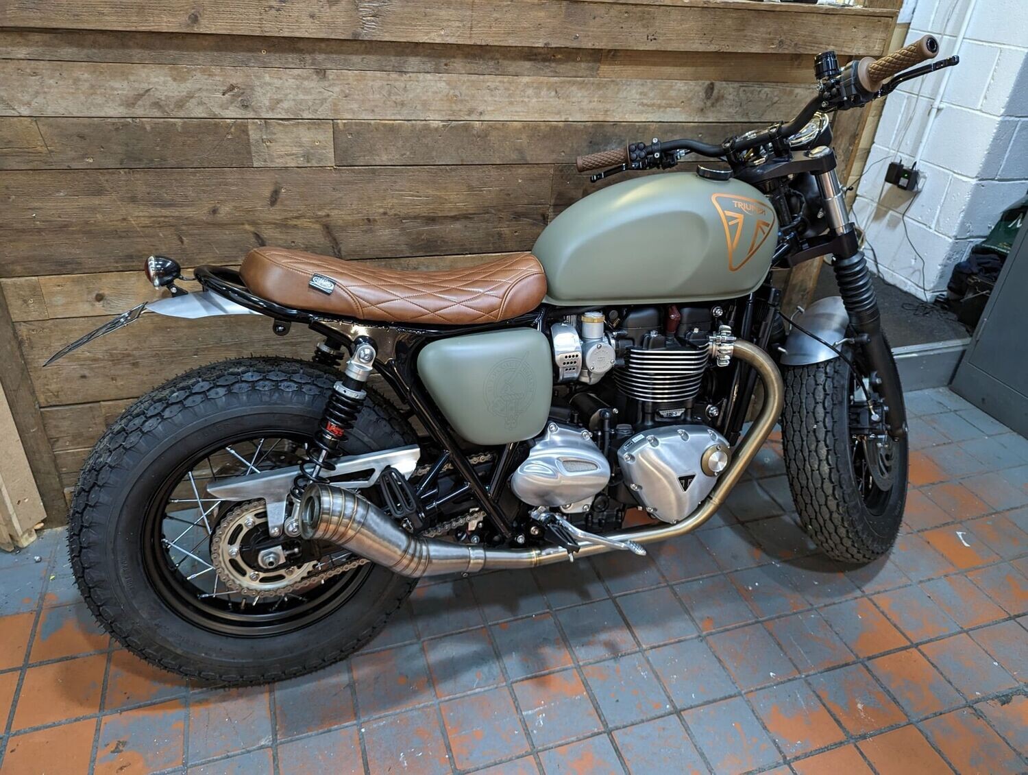 Triumph T120 Duel Stainless Exhaust System