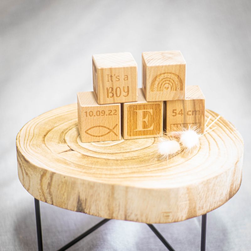 Qualitäts Holzwürfel aus Buche