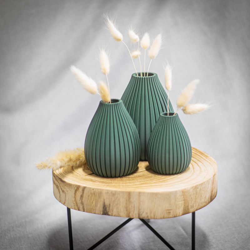 Tropfenförmige Vase