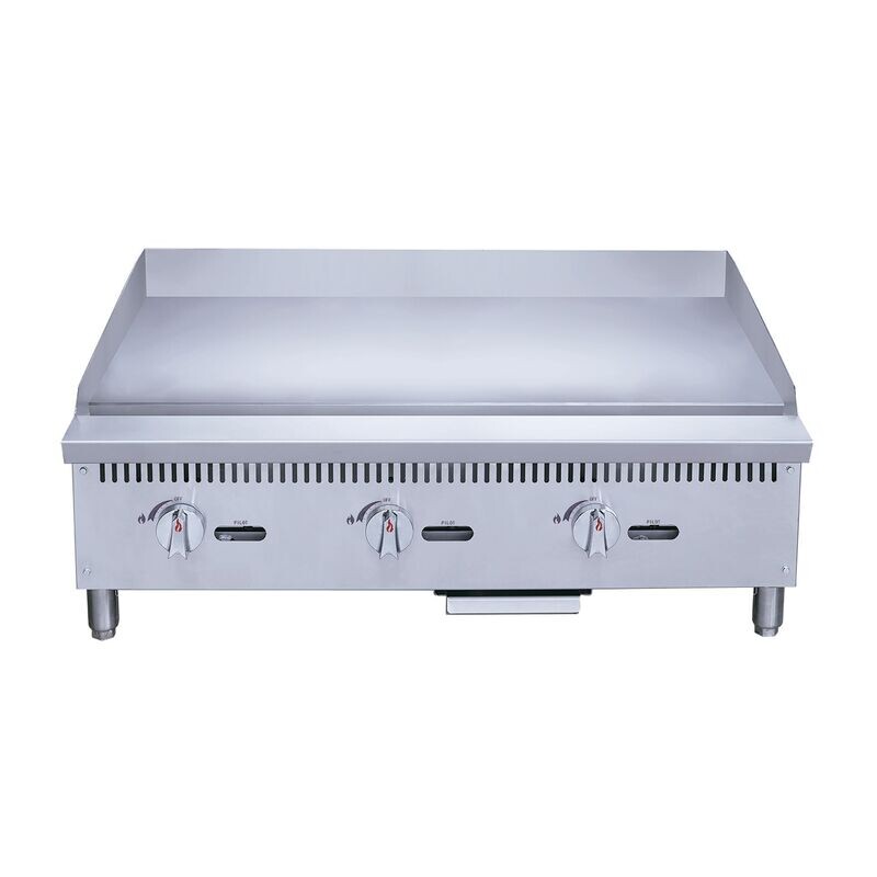 Plancha Comercial a Gas 3 Quemadores 36"