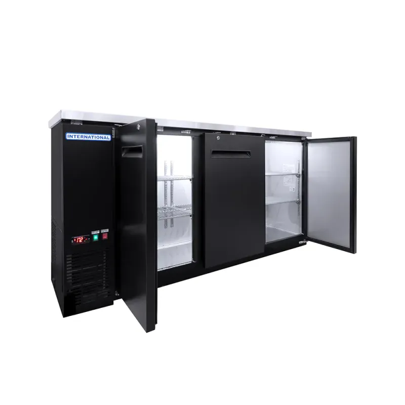 INTERNATIONAL Enfriador Barra Trasera 3 Puertas Solidas  INT/BBC-3PS-AI