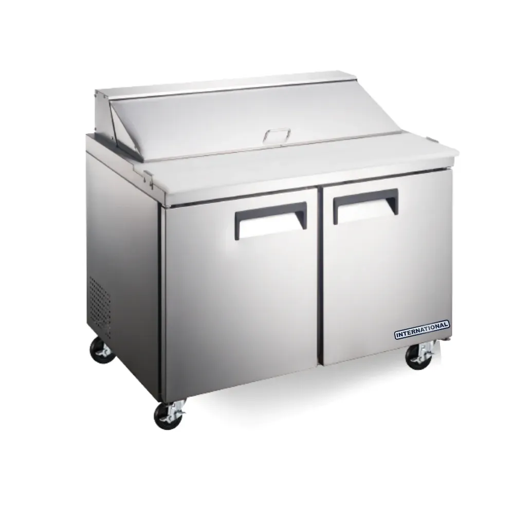 INTERNATIONAL Mesa de Preparación de Sándwiches/Ensaladas INT/MPE-2P-AI INTERNATIONAL Mesa de Preparación de Sándwiches/Ensaladas INT/MPE-2P-AI