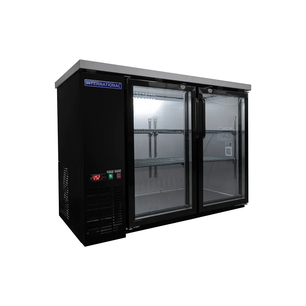 INTERNATIONAL Enfriador Barra Trasera 2 Puertas de Vidrio INT/BBC-2PV-AI INTERNATIONAL Enfriador Barra Trasera 2 Puertas de Vidrio INT/BBC-2PV-AI