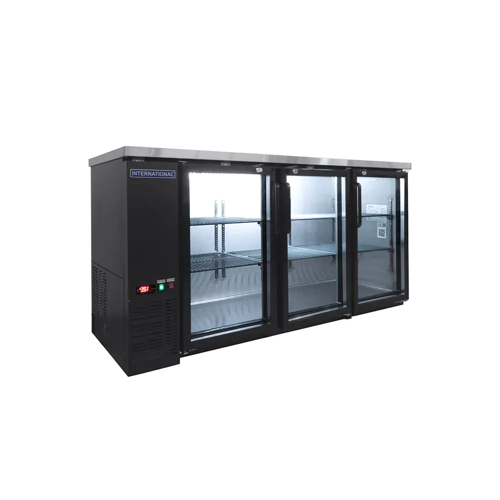 INTERNATIONAL Enfriador Barra Trasera 3 Puertas de Vidrio INT/BBC-3PV-AI INTERNATIONAL Enfriador Barra Trasera 3 Puertas de Vidrio INT/BBC-3PV-AI