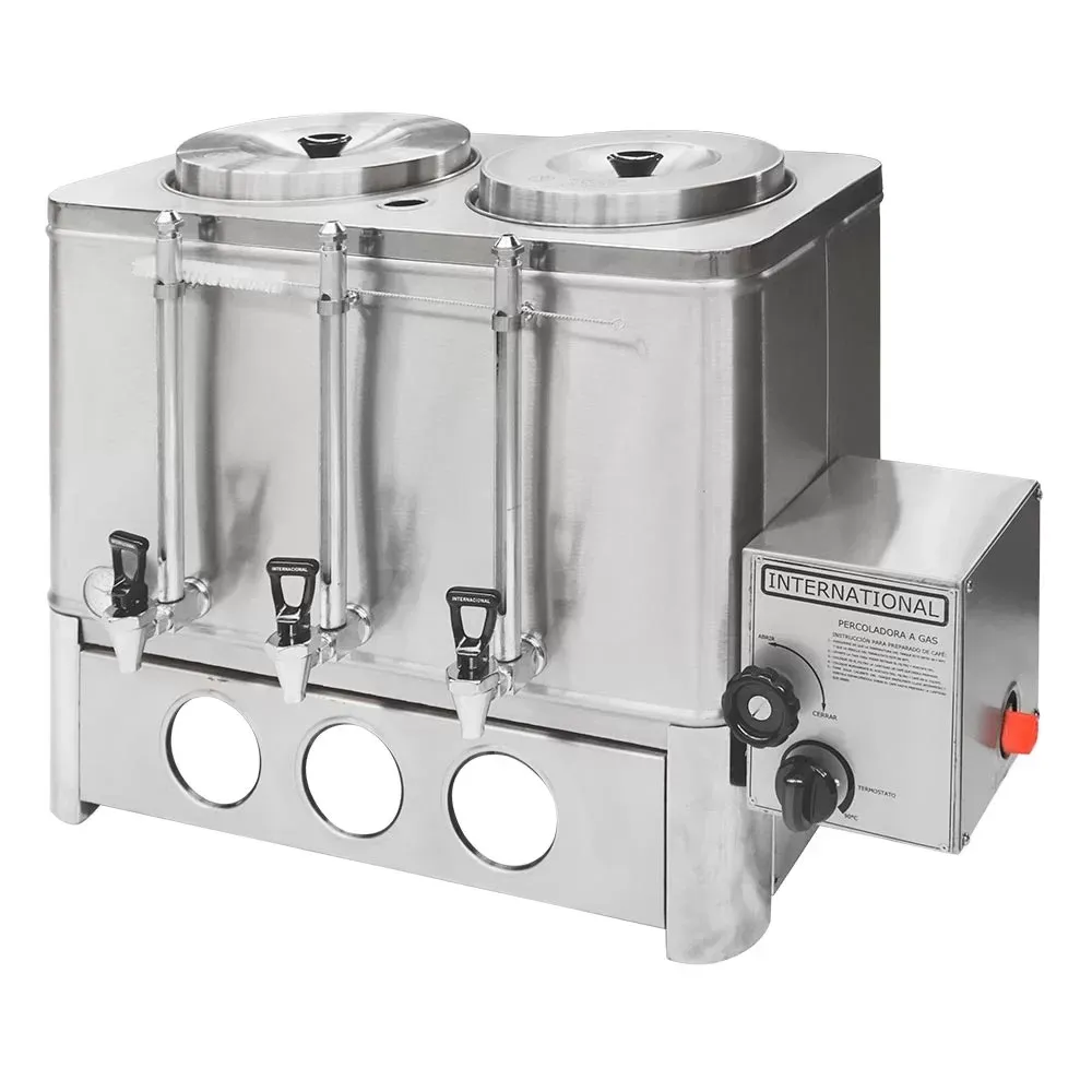 INTERNATIONAL Percoladora Manual a Gas 20-20 G