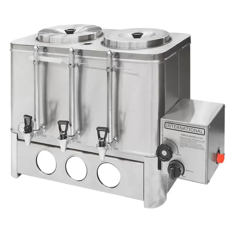 INTERNATIONAL Percoladora Manual a Gas 20-20 G