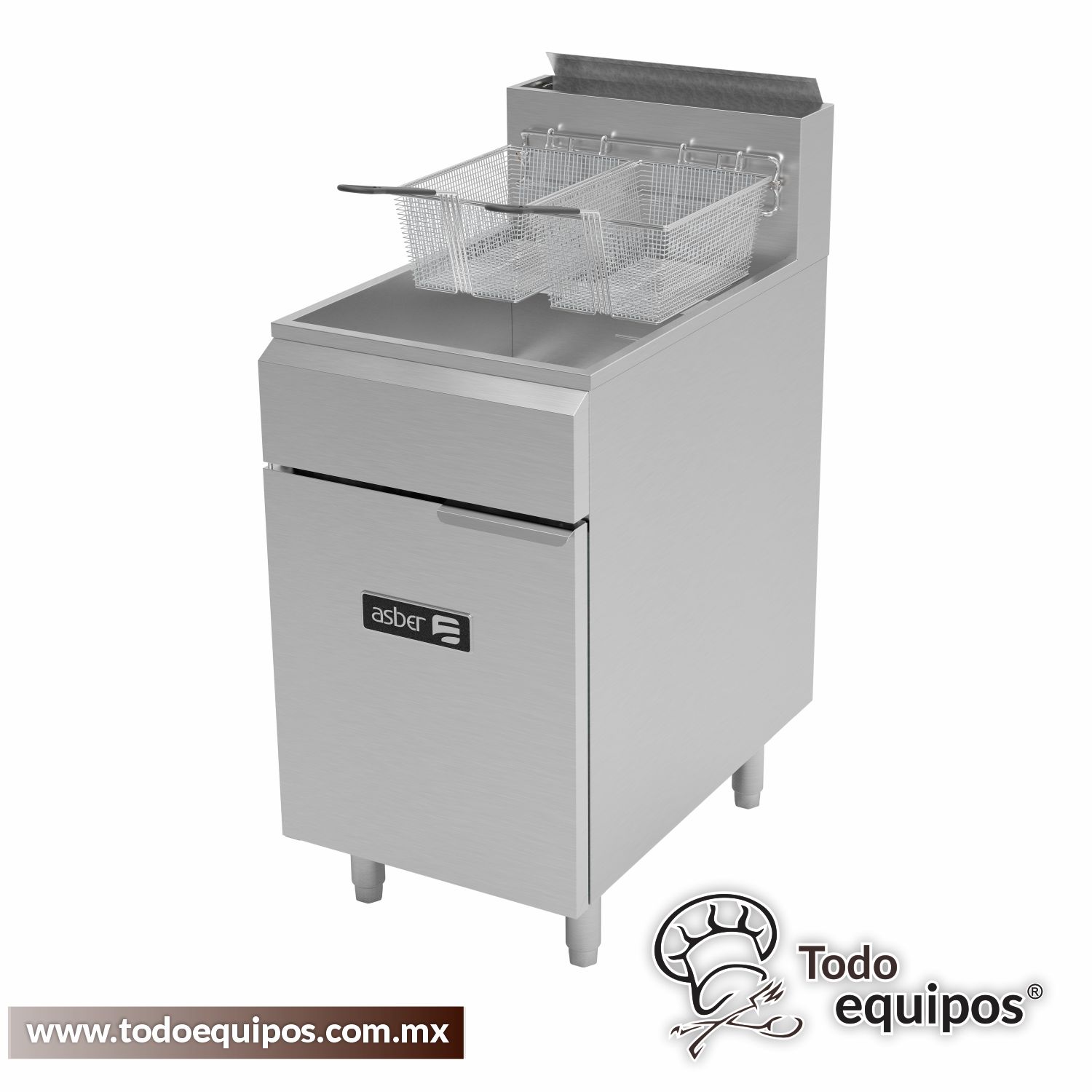 ASBER Freidora Comercial AEF 75 S