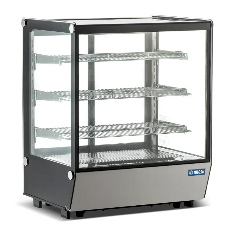 MIGSA Vitrina Refrigerada Cristal Recto 88 cm – 4 Niveles CW-195 MIGSA Vitrina Refrigerada Cristal Recto 88 cm – 4 Niveles CW-195