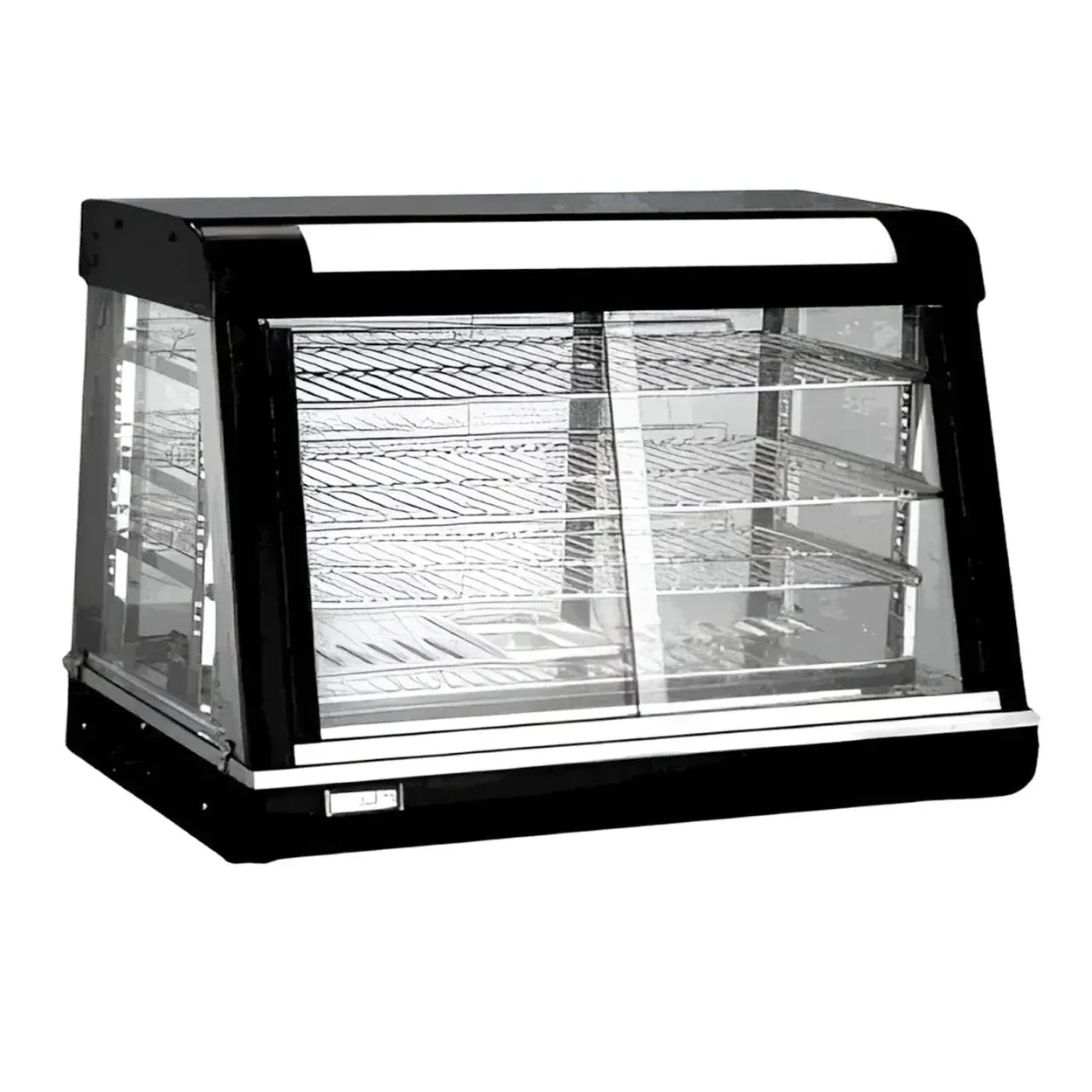 MIGSA Vitrina Caliente Sobre Mostrador de 90 cm de frente. BN-900R