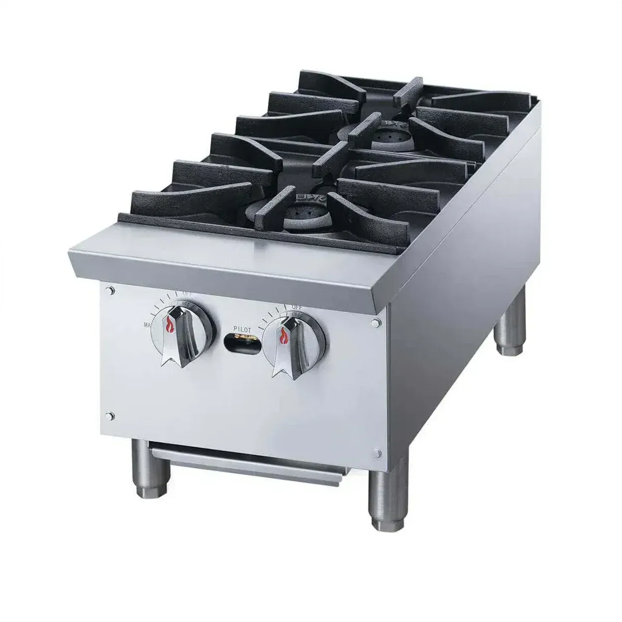 MIGSA Parrilla Comercial a Gas de 2 quemadores XRB-2-MG