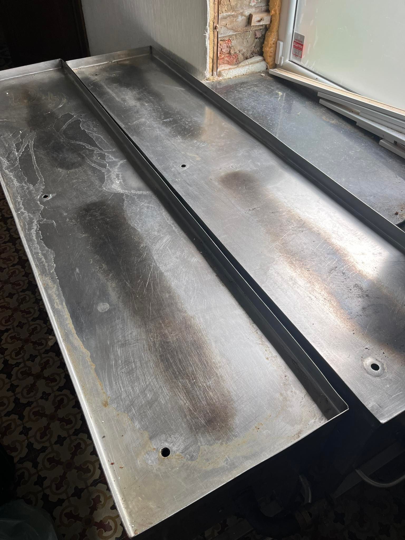 Planchas géantes au gaz