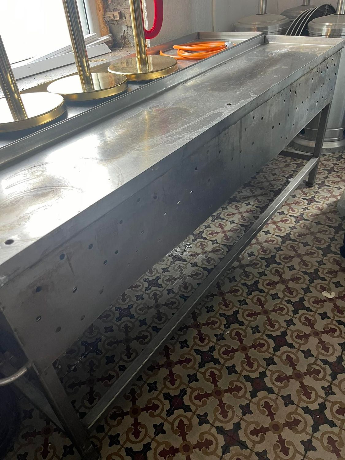 Planchas géantes au gaz