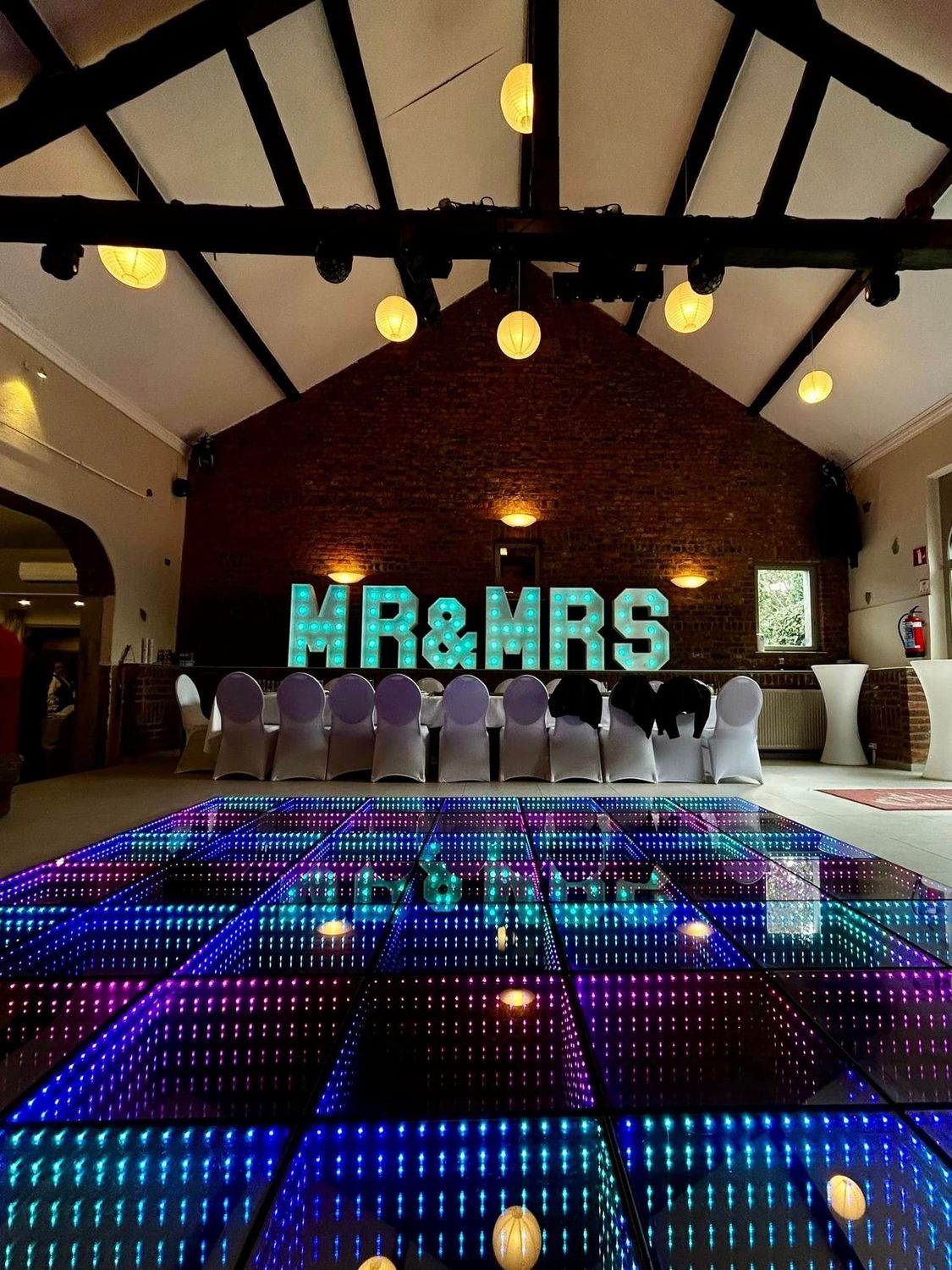 Piste de danse en LED
