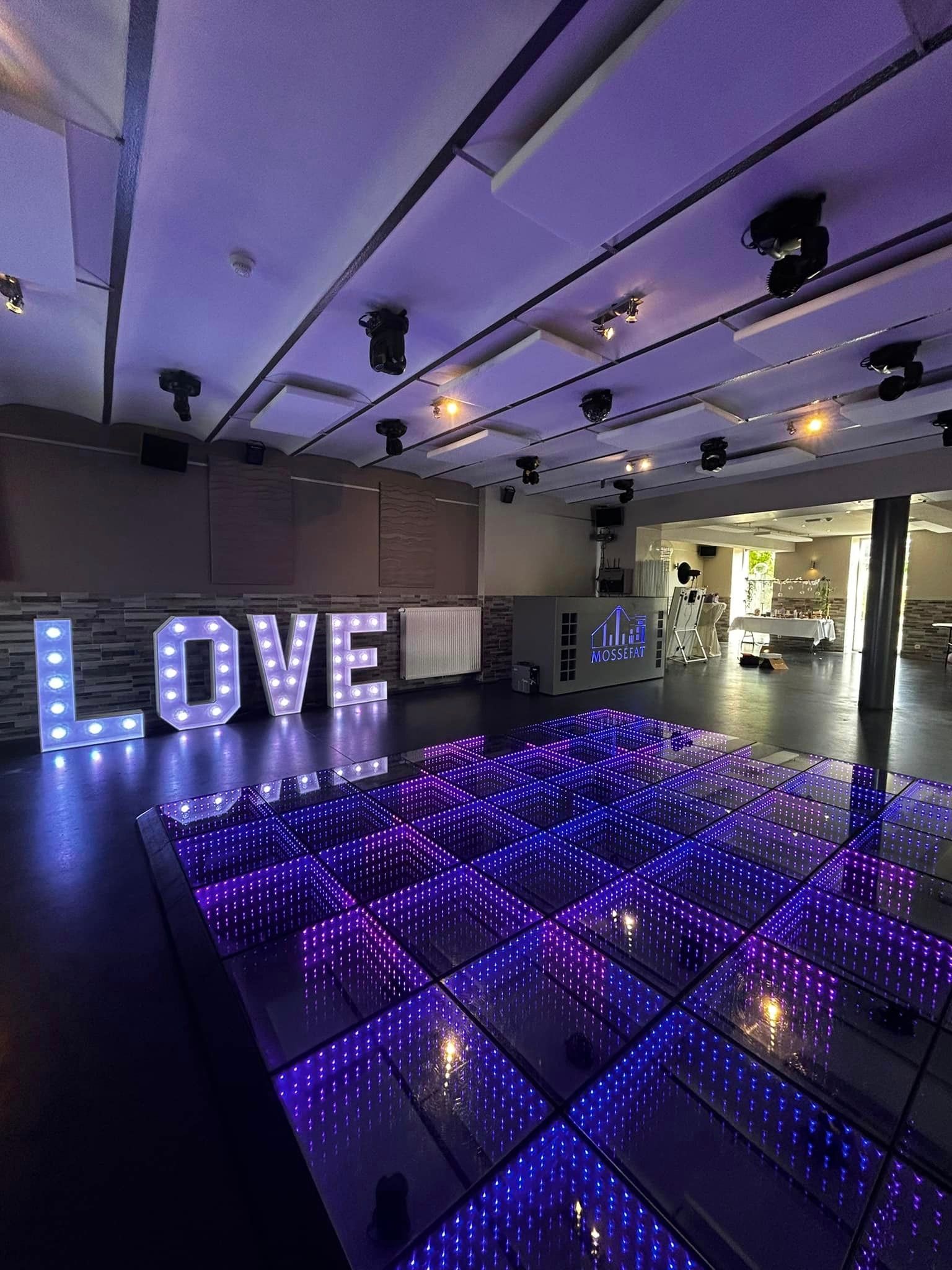 Piste de danse en LED