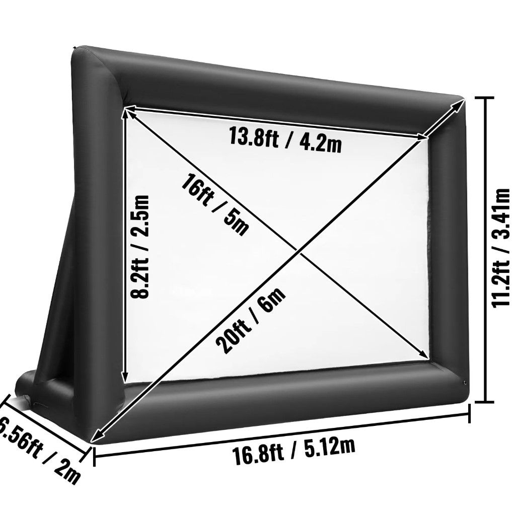 Ecran géant de projection gonflable
