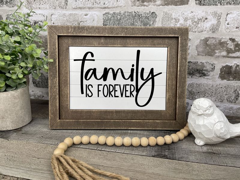 Chunky Farmhouse Frame-Family is Forever