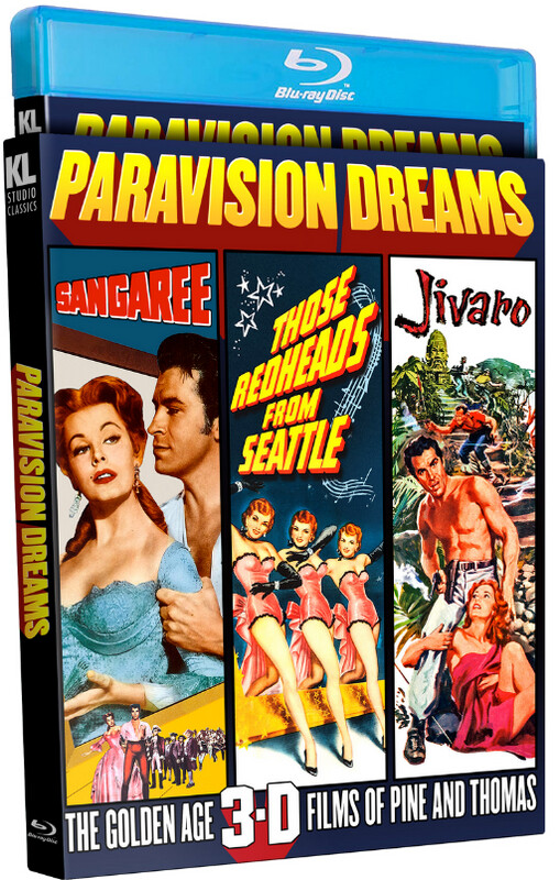 PARAVISION DREAMS: The Golden Age 3-D Films of Pine and Thomas (Blu-ray) w/ Slip