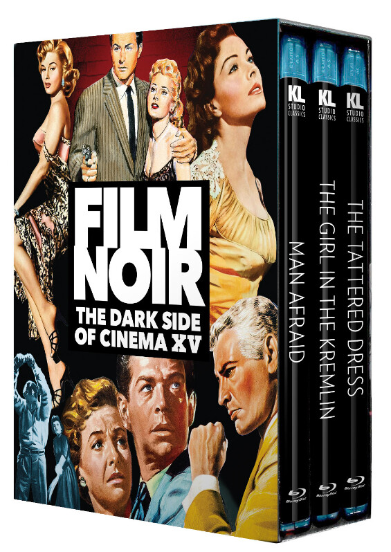 Film Noir: The Dark Side of Cinema XV [Man Afraid / The Girl in the Kremlin / The Tattered Dress] (Blu-ray)