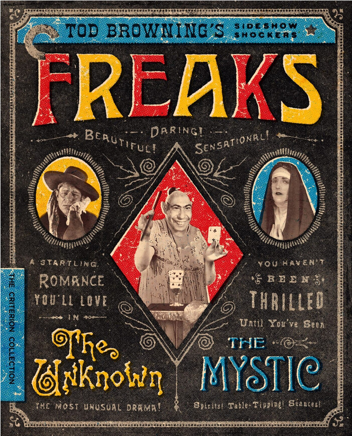 Freaks / The Unknown / The Mystic: Tod Browning’s Sideshow Shockers (Blu-ray)