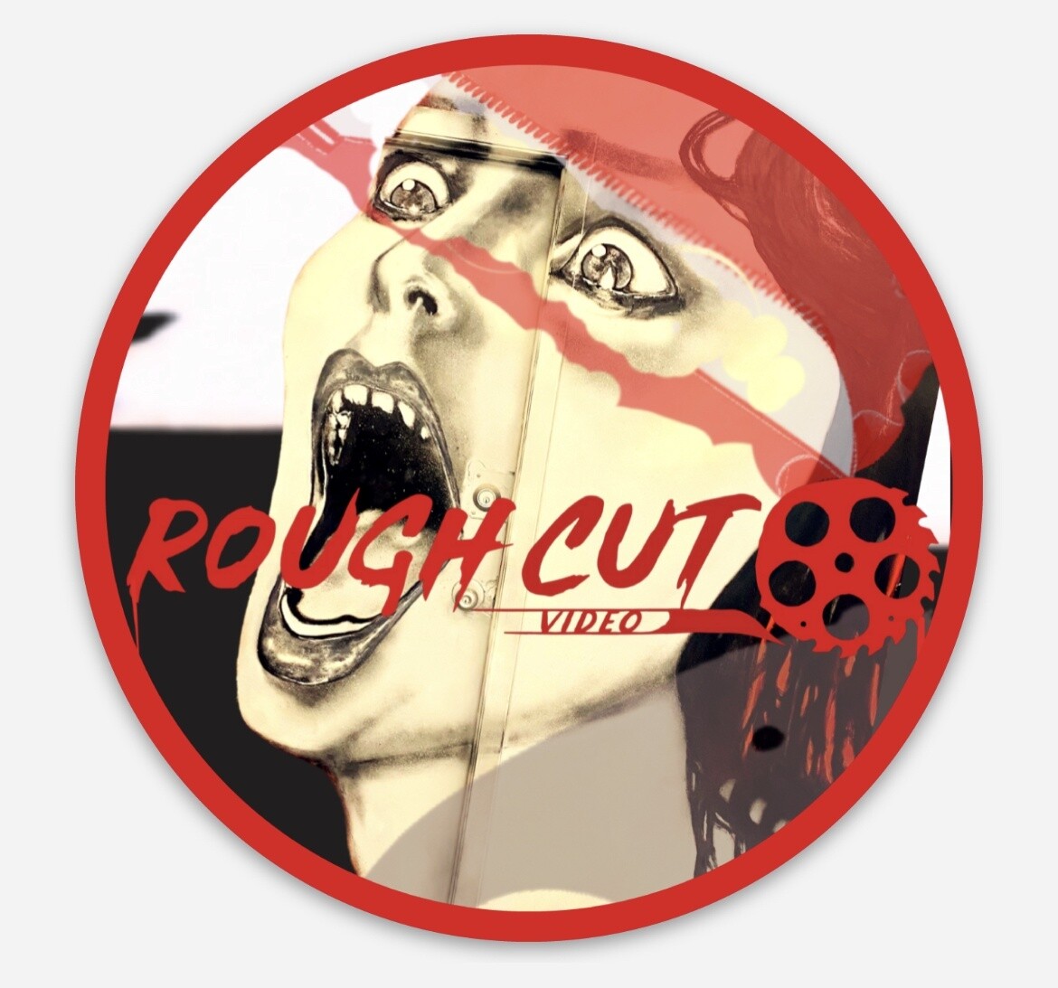 Rough Cut Sticker (3&quot; Round)