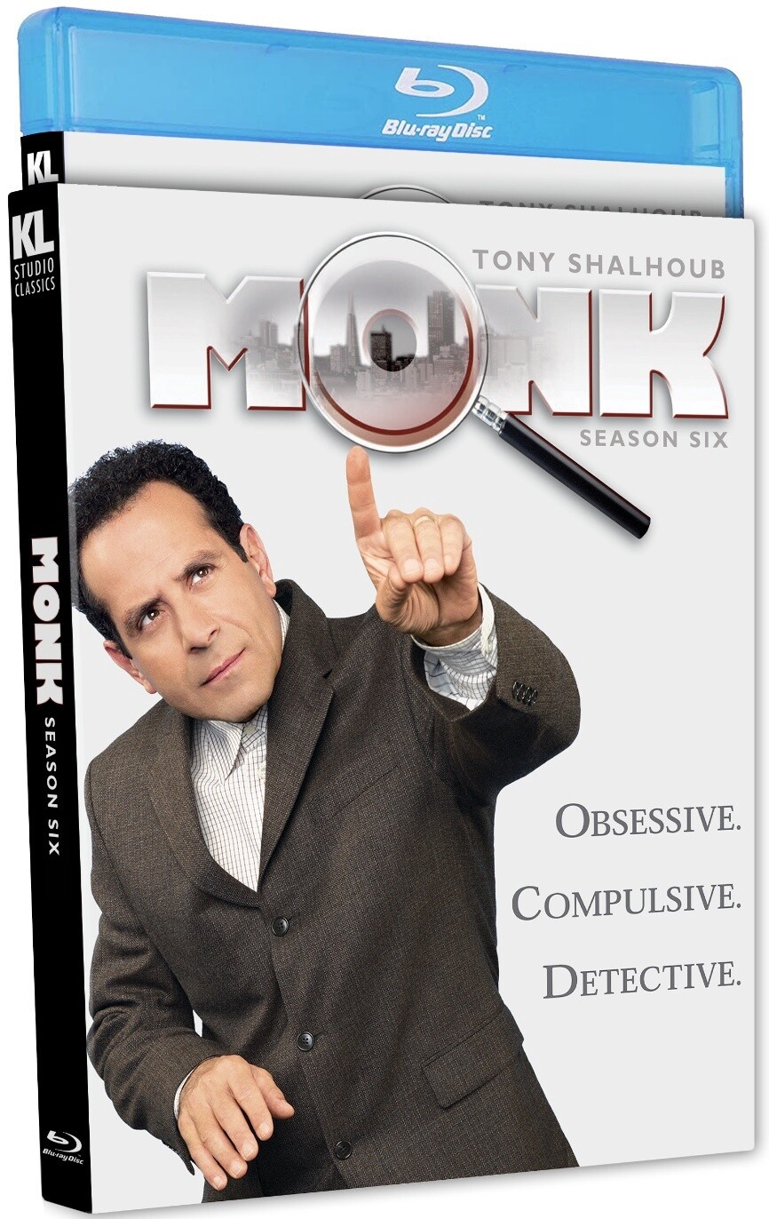 Monk: The Complete Sixth Season (Blu-ray) w/Slip