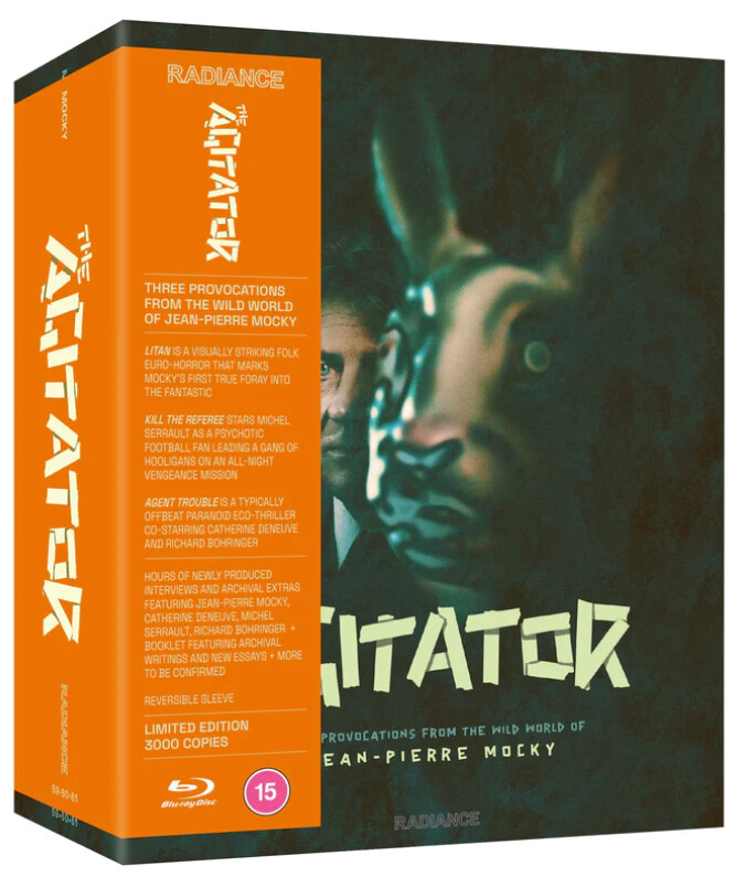 The Agitator: Three Provocations from the Wild World of Jean-Pierre Mocky LE (Region Free) Blu-ray