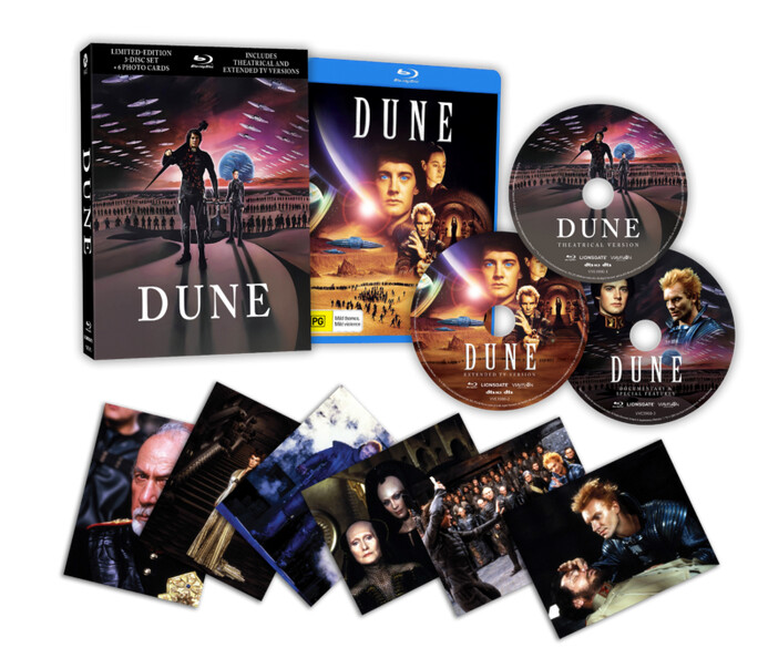 Dune (Blu-ray) – Limited Edition 3D Lenticular Hardcase + Art Cards