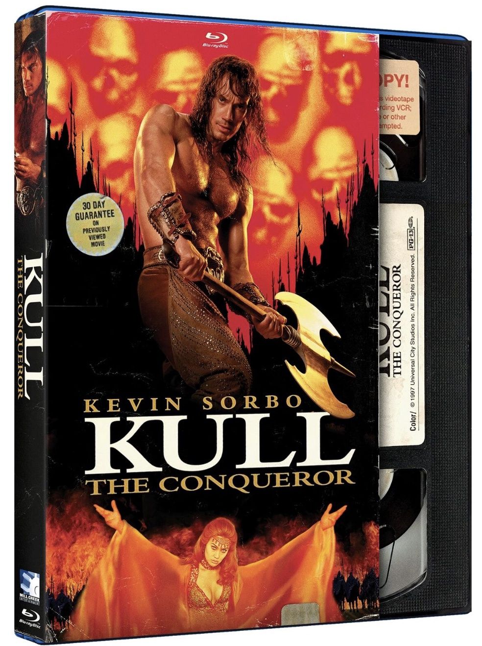 Kull The Conqueror (Retro VHS) (Blu-Ray)