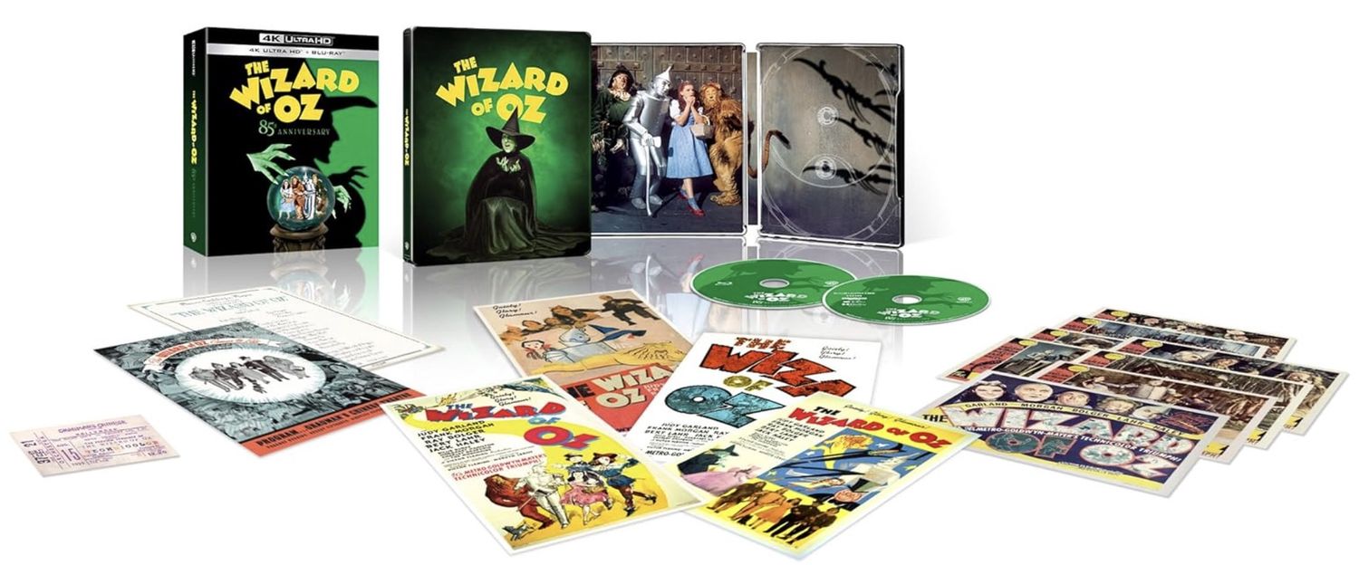 The Wizard of Oz 85th Anniversary Theatre Edition with Steelbook (4K-UHD)