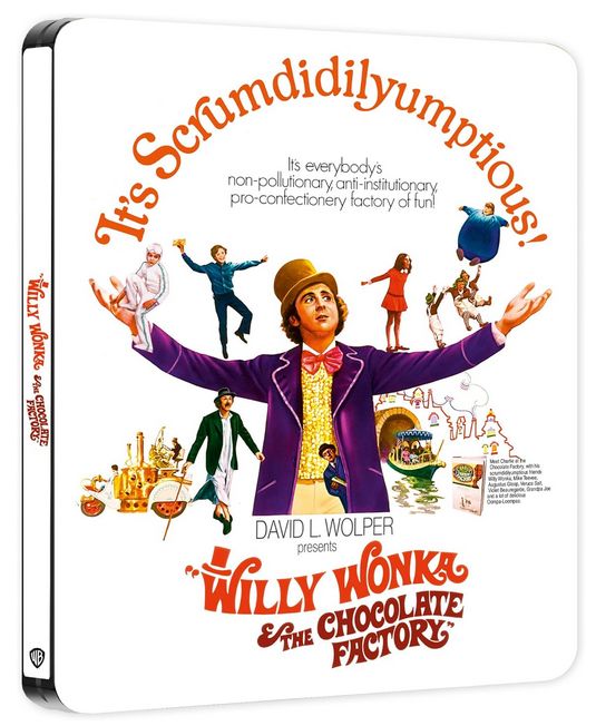 Willy Wonka &amp; The Chocolate Factory Steelbook (4K-UHD)
