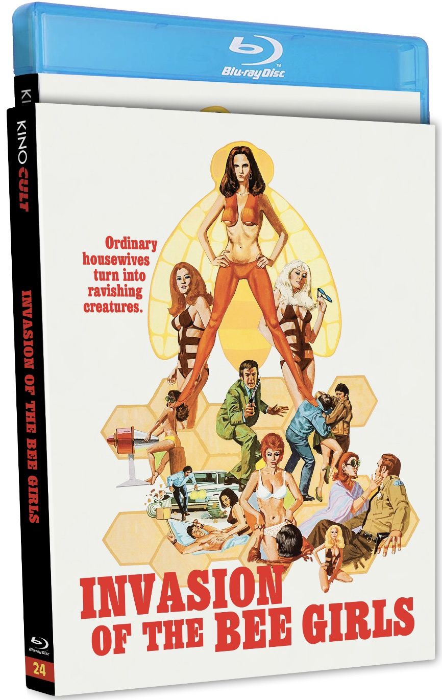 Invasion of the Bee Girls (Blu-ray) w/Slip