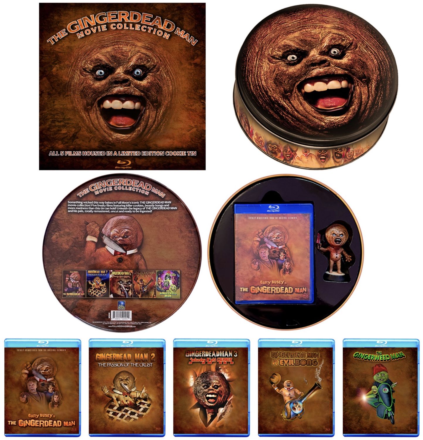 Gingerdead Man Movie Collection: LE Cookie Tin (Blu-ray)