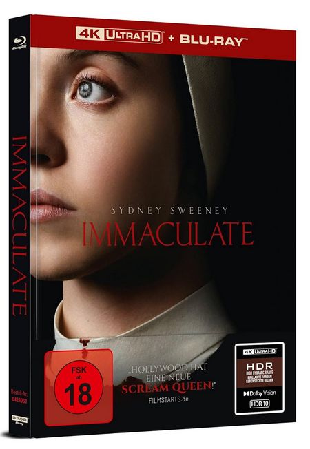 Immaculate - 2-Disc Limited Collector&#39;s Mediabook (4K-UHD)