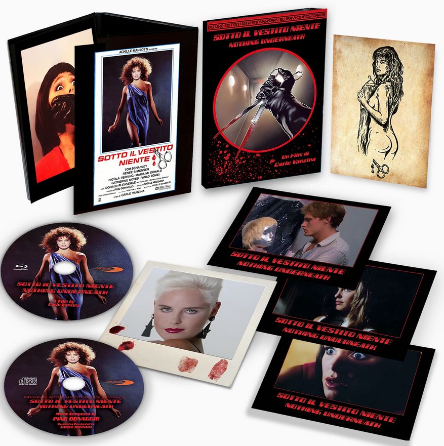 Carlo Vanzina - Nothing Underneath (Sotto Il Vestito Niente): 40th Anniversary Deluxe LimitedEdition (Blu-ray) ***Preorder*** 7/15