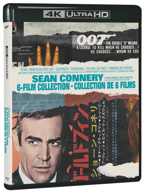 007: James Bond – Sean Connery Six Film Collection (4K-UHD)