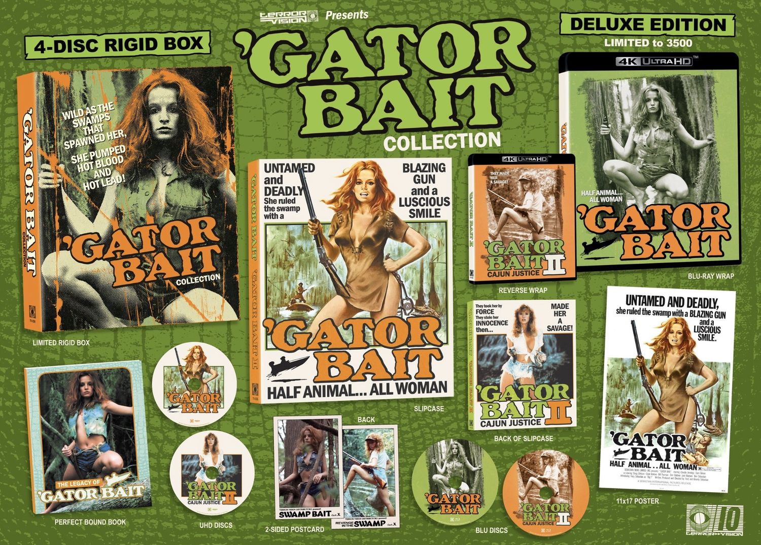 Gator Bait &amp; Gator Bait 2  LE Deluxe(4K-UHD) ***Preorder*** AUGUST