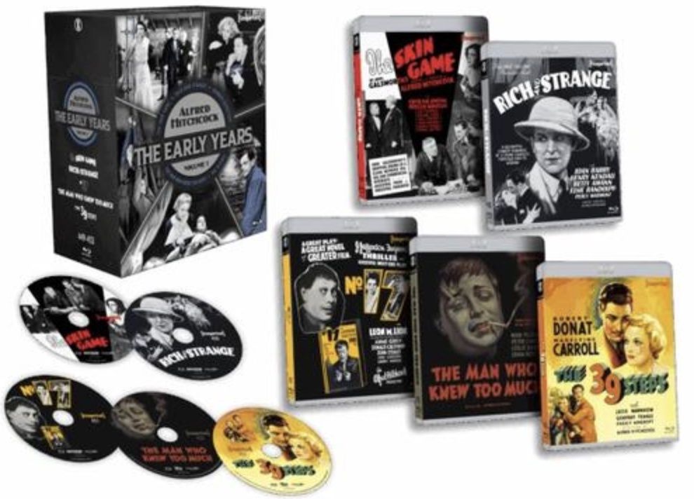 Hitchcock: The Early Years – Volume One (Blu-ray) ***Preorder*** 8/27