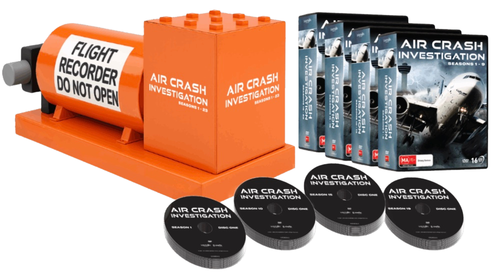 Air Crash Investigation: Series 1 – 23 (2003 – 2023) – Black Box Replica LE ***Preorder*** 10/1